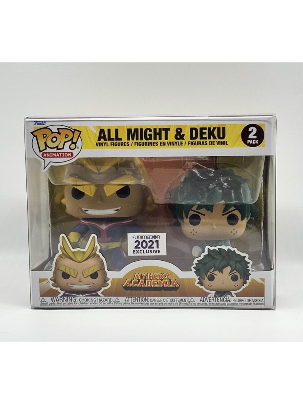 Funko Pop! My Hero Academia All Might & Deku Exclusive 2-Pack
